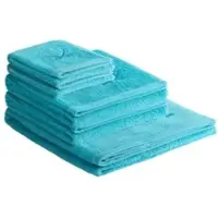 Sansibar 5-teiliges Set: Handtuch Frottier-Serie "Classic" in Türkis | Gr.: onesize