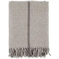 Chic Antique Decke AIX MOKKA Braun mit Streifen 150x130 cm | Gr.: onesize