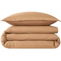 HUGO BOSS Home Bettwäsche Loft Bettbezug einzeln 240x220 cm | camel - braun