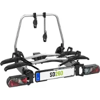Eufab 11596 Anhängerkupplung Fahrradträger 2-Fahrräder 60kg Max