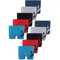 LOREZA 10er Pack Boxershorts - Adler - Bunt | Gr.: 128/134