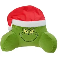 The Grinch Kissen Rückenkissen Lesekissen mit Armlehnen Rückenstütze in grün | Gr.: onesize