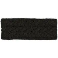 StyleBREAKER Strick Stirnband in Schwarz | Gr.: onesize