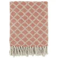 Chic Antique Decke AIX Terracotta Creme 150x130 cm | Gr.: onesize