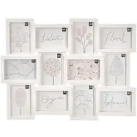 Giftdeco Fotorahmen 10x15cm 12 Fotos weiss