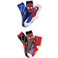 Spiderman 6er-Set: Socken Strümpfe in Mehrfarbig | Gr.: 23-26