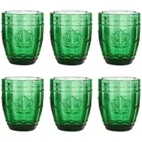 Butlers Trinkglas VICTORIAN 6er-Set in Dunkelgrün | Gr.: onesize