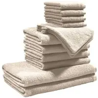 Redbest Frottier, Leichtfrottier Frottier-Set 14-teilig Oceanside in beige | Gr.: onesize