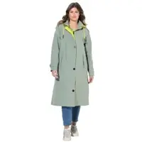 LAURASØN Mantel in mattes oliv | Gr.: 52/54