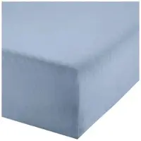 Redbest Single-Jersey Boxspring-Spannbettlaken Denver in hellblau | Gr.: 180x200 cm - 200x200 cm