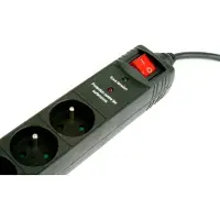 EnerGenie SPF5-C-5, 5 AC-Ausgänge, 250 V, 50 - 60 Hz, 16 A, 1,5 m, Schwarz