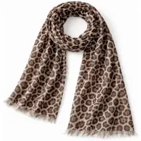 Collezione alessandro Modeschal "Leo Print" 1 Stk. Made in Italy, super-weiches Viskose