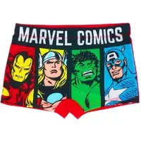 AVENGERS Badehose Ironman Shorts Schwimmen in Rot | Gr.: 128/134
