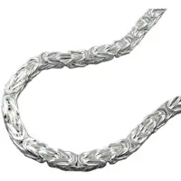 Gallay Armband 4x4mm Königskette vierkant glänzend Silber 925 19cm in silber | Gr.: onesize
