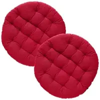 Redbest Stuhlkissen rund 2er-Pack in rot | Gr.: onesize