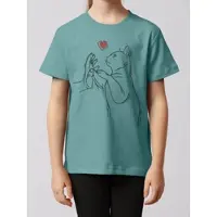 Wat? Apparel T-Shirt Cathand in Teal Monstera | Gr.: 134-146