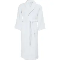 Erwin Müller Frottier Unisex-Bademantel lang Friedrichshafen in weiß | Gr.: XL