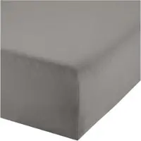 Erwin Müller Single-Jersey Bio Boxspring-Spannbettlaken Bayreuth in grau | Gr.: 180x200 cm - 200x200 cm