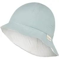 Sterntaler Wende-Sonnenhut uni in helltürkis | Gr.: 41 cm