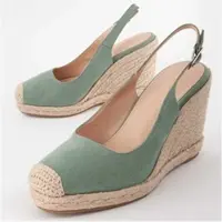 Montevita Wedge Sparto Balenci7 Grün