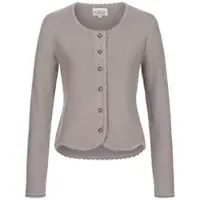 Nübler Strickjacke Langarm Yvonne in Silber | Gr.: M