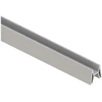 Traumgarten Sichtschutzzaun SYSTEM Dekorprofil Adapter Silber, 180 cm