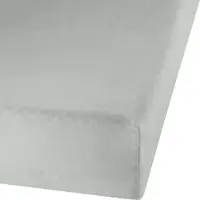 Erwin Müller Biber Spannbettlaken Garmisch in silber | Gr.: 120 x 200 cm