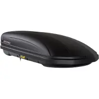 Menabo | Dachbox - 400 L - Schwarz - 165x79x37 cm - 50 kg Tragfähigkeit - Diebstahlsicherung