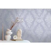 A.S. Création Vliestapete "Pure Elegance Ornament-Tapete Mustertapete Barock Raute" schimmernd strukturiert Vliestapete klassisch für Schlafzimmer Küche Wohnzimmer Ornament Flur