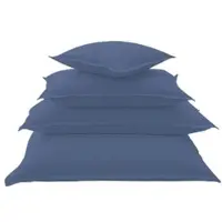 Schlafgut Kissenbezug Jersey Elasthan Kissenbezug einzeln 80x80 cm | jeans - blau