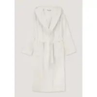Hessnatur Langer Bademantel Relaxed in naturweiss | Gr.: L