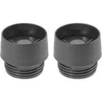 EMSA 2er-Set Ersatzdeckel Travel Mug für Thermobecher 0,36 & 0,5 Liter in Schwarz in Schwarz | Gr.: onesize