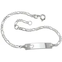 Gallay Schildarmband 2mm Silber 925 19cm in silber | Gr.: onesize