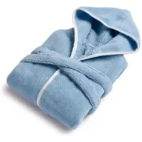 Möve Bademantel mit Kapuze Soft Hug in aqua | Gr.: 128