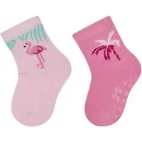 Sterntaler ABS Socken 2er-Pack Flamingo in rose | Gr.: 18