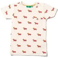 Little green radicals Kurzarm-T-Shirt in Creme | Gr.: 6-7-jahre