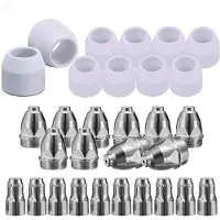 Jojomino 30 StüCk P80 Plasma Schneid Verbrauchs Material Kit, Plasma DüSe, Elektrode, P-80 Schneid Plasma Schneid Maschine Brenner 1,5 Mm