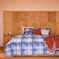 Lacoste Satin Bettwäsche Denim Bettbezug einzeln 200x200 cm