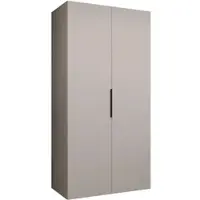 MEBLE KRYSPOL , Kleiderschrank, Schrank 100 cmx202x52, Kaschmir, Schwarz