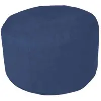 Linke Licardo Pouf Fußhocker Hocker Ø47/34 cm in blau | Gr.: onesize