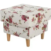 58 aufm Kessel POLSTERHOCKER Karlen Flachgewebe beige | Gr.: onesize