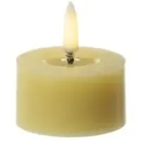 Uyuni LED Mini Kerze/Teelicht Thea Timer bis 400 Std. H: 2,8cm in gelb | Gr.: onesize