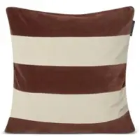 Lexington Kissenhülle Striped in Braun | Beige | Gr.: onesize