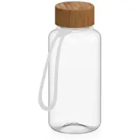 Elasto Trinkflasche "Natural" in transparent inkl. Strap - 700 ml | Gr.: onesize