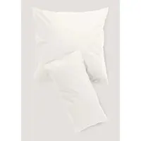 Hessnatur Satin Kissenbezug in naturweiss | Gr.: 40 x 80 cm