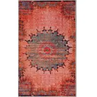 Wecon Home Badteppich Healing in rot | Gr.: 55 x 65 cm