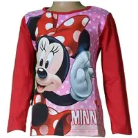 Disney Minnie Mouse Langarmshirt Minnie Mouse in Rot | Gr.: 110