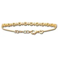 Balia Armband vergoldet (Gelbgold 750) Kreise Größe ca. 18cm Armbänder | Gr.: onesize