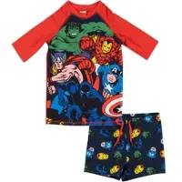 AVENGERS Marvel The Schwimmset UV-Schutz 30 Badeanzug Zweiteiler in Mehrfarbig | Gr.: 122/128