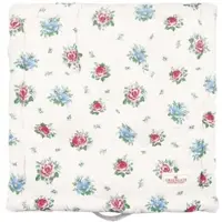 Greengate Sitzkissen Box Kissen ALIVIA Weiß mit Blumen 50x50 | Gr.: onesize